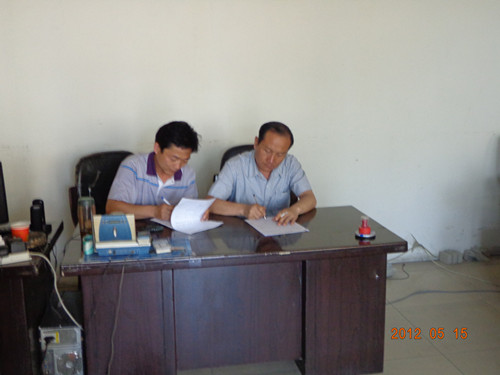 與寧夏吳總簽約